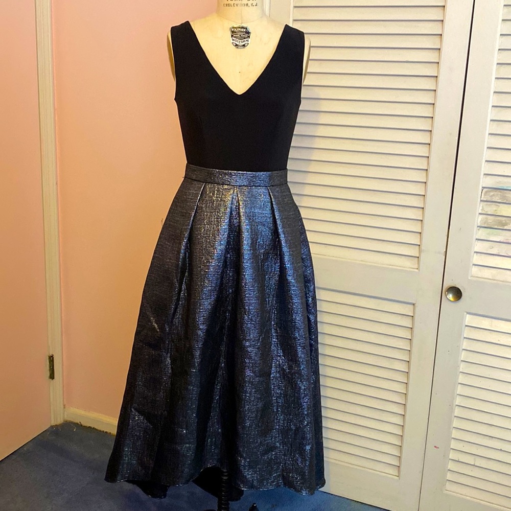 NEW Dessy collection black dress size 6/8.